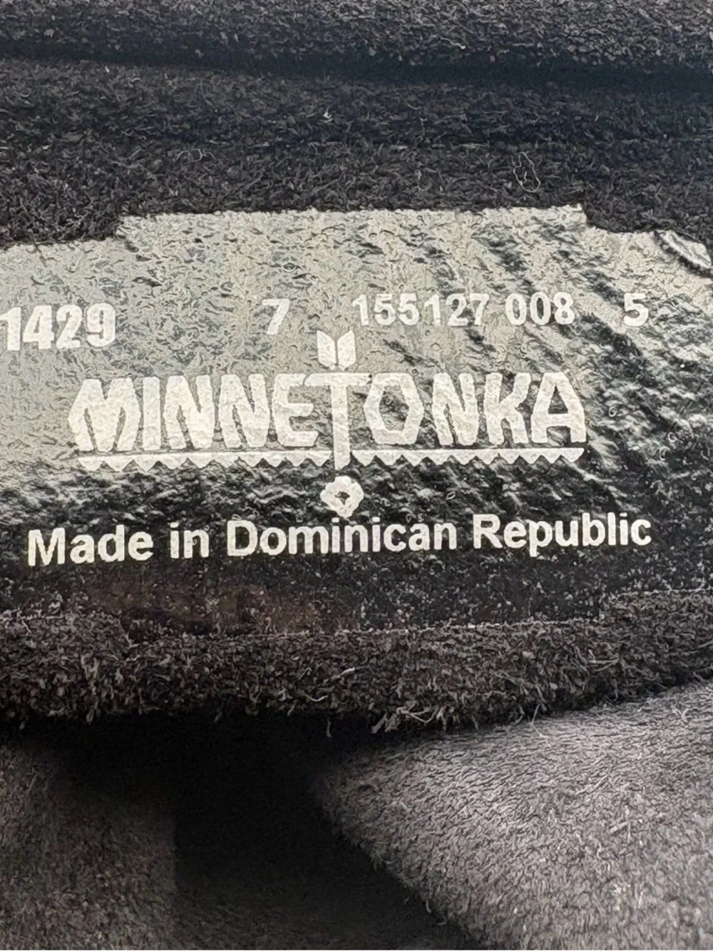 Minnetonka tall suede